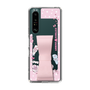 スリムプロテクションケース - STAND & RING RIBBON Sakura Pink［ エスターバニー - Love ］