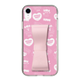 スリムプロテクションケース - STAND & RING RIBBON Sakura Pink［ エスターバニー - Pattern ］