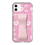 スリムプロテクションケース - STAND & RING RIBBON Sakura Pink［ エスターバニー - Pattern ］