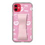 スリムプロテクションケース - STAND & RING RIBBON Sakura Pink［ エスターバニー - Pattern ］