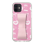 スリムプロテクションケース - STAND & RING RIBBON Sakura Pink［ エスターバニー - Pattern ］