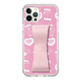 スリムプロテクションケース - STAND & RING RIBBON Sakura Pink［ エスターバニー - Pattern ］