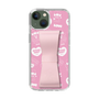 スリムプロテクションケース - STAND & RING RIBBON Sakura Pink［ エスターバニー - Pattern ］