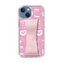 スリムプロテクションケース - STAND & RING RIBBON Sakura Pink［ エスターバニー - Pattern ］