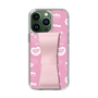 スリムプロテクションケース - STAND & RING RIBBON Sakura Pink［ エスターバニー - Pattern ］