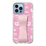 スリムプロテクションケース - STAND & RING RIBBON Sakura Pink［ エスターバニー - Pattern ］