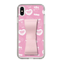 スリムプロテクションケース - STAND & RING RIBBON Sakura Pink［ エスターバニー - Pattern ］