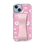 スリムプロテクションケース - STAND & RING RIBBON Sakura Pink［ エスターバニー - Pattern ］