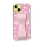 スリムプロテクションケース - STAND & RING RIBBON Sakura Pink［ エスターバニー - Pattern ］