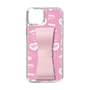スリムプロテクションケース - STAND & RING RIBBON Sakura Pink［ エスターバニー - Pattern ］