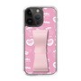 スリムプロテクションケース - STAND & RING RIBBON Sakura Pink［ エスターバニー - Pattern ］