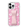 スリムプロテクションケース - STAND & RING RIBBON Sakura Pink［ エスターバニー - Pattern ］