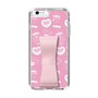 スリムプロテクションケース - STAND & RING RIBBON Sakura Pink［ エスターバニー - Pattern ］