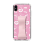 スリムプロテクションケース - STAND & RING RIBBON Sakura Pink［ エスターバニー - Pattern ］