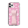 スリムプロテクションケース - STAND & RING RIBBON Sakura Pink［ エスターバニー - Pattern ］