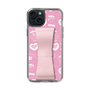 スリムプロテクションケース - STAND & RING RIBBON Sakura Pink［ エスターバニー - Pattern ］