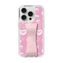 スリムプロテクションケース - STAND & RING RIBBON Sakura Pink［ エスターバニー - Pattern ］