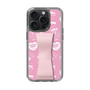 スリムプロテクションケース - STAND & RING RIBBON Sakura Pink［ エスターバニー - Pattern ］