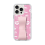 スリムプロテクションケース - STAND & RING RIBBON Sakura Pink［ エスターバニー - Pattern ］