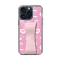 スリムプロテクションケース - STAND & RING RIBBON Sakura Pink［ エスターバニー - Pattern ］