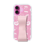 スリムプロテクションケース - STAND & RING RIBBON Sakura Pink［ エスターバニー - Pattern ］