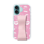 スリムプロテクションケース - STAND & RING RIBBON Sakura Pink［ エスターバニー - Pattern ］