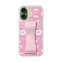スリムプロテクションケース - STAND & RING RIBBON Sakura Pink［ エスターバニー - Pattern ］