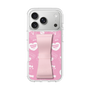 スリムプロテクションケース - STAND & RING RIBBON Sakura Pink［ エスターバニー - Pattern ］