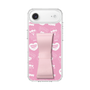 スリムプロテクションケース - STAND & RING RIBBON Sakura Pink［ エスターバニー - Pattern ］