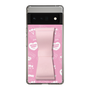 スリムプロテクションケース - STAND & RING RIBBON Sakura Pink［ エスターバニー - Pattern ］