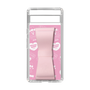 スリムプロテクションケース - STAND & RING RIBBON Sakura Pink［ エスターバニー - Pattern ］