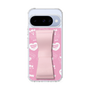 スリムプロテクションケース - STAND & RING RIBBON Sakura Pink［ エスターバニー - Pattern ］