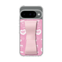 スリムプロテクションケース - STAND & RING RIBBON Sakura Pink［ エスターバニー - Pattern ］