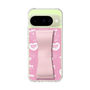 スリムプロテクションケース - STAND & RING RIBBON Sakura Pink［ エスターバニー - Pattern ］
