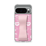 スリムプロテクションケース - STAND & RING RIBBON Sakura Pink［ エスターバニー - Pattern ］