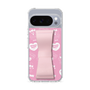 スリムプロテクションケース - STAND & RING RIBBON Sakura Pink［ エスターバニー - Pattern ］