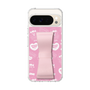 スリムプロテクションケース - STAND & RING RIBBON Sakura Pink［ エスターバニー - Pattern ］