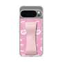 スリムプロテクションケース - STAND & RING RIBBON Sakura Pink［ エスターバニー - Pattern ］