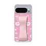 スリムプロテクションケース - STAND & RING RIBBON Sakura Pink［ エスターバニー - Pattern ］