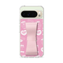 スリムプロテクションケース - STAND & RING RIBBON Sakura Pink［ エスターバニー - Pattern ］
