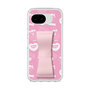 スリムプロテクションケース - STAND & RING RIBBON Sakura Pink［ エスターバニー - Pattern ］