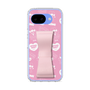 スリムプロテクションケース - STAND & RING RIBBON Sakura Pink［ エスターバニー - Pattern ］