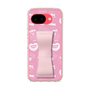 スリムプロテクションケース - STAND & RING RIBBON Sakura Pink［ エスターバニー - Pattern ］