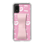 スリムプロテクションケース - STAND & RING RIBBON Sakura Pink［ エスターバニー - Pattern ］