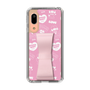 スリムプロテクションケース - STAND & RING RIBBON Sakura Pink［ エスターバニー - Pattern ］