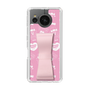 スリムプロテクションケース - STAND & RING RIBBON Sakura Pink［ エスターバニー - Pattern ］