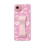 スリムプロテクションケース - STAND & RING RIBBON Sakura Pink［ エスターバニー - Pattern ］