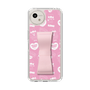 スリムプロテクションケース - STAND & RING RIBBON Sakura Pink［ エスターバニー - Pattern ］