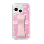 スリムプロテクションケース - STAND & RING RIBBON Sakura Pink［ エスターバニー - Pattern ］