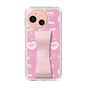 スリムプロテクションケース - STAND & RING RIBBON Sakura Pink［ エスターバニー - Pattern ］